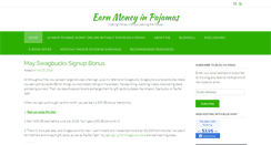 Desktop Screenshot of earnmoneyinpajamas.com